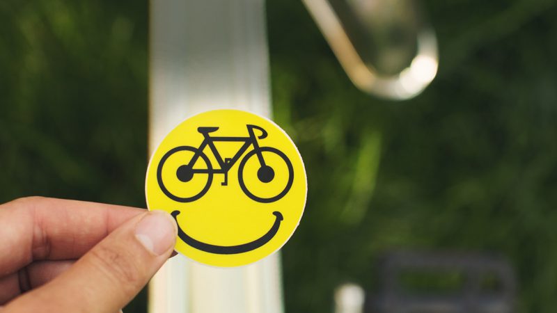 bike-stickers-hero pictogram fiets